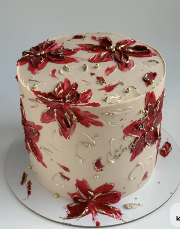 Floral designer cake